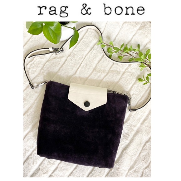 rag & bone Handbags - NWOT Rag & Bone Atlas Bucket Bag Black Suede